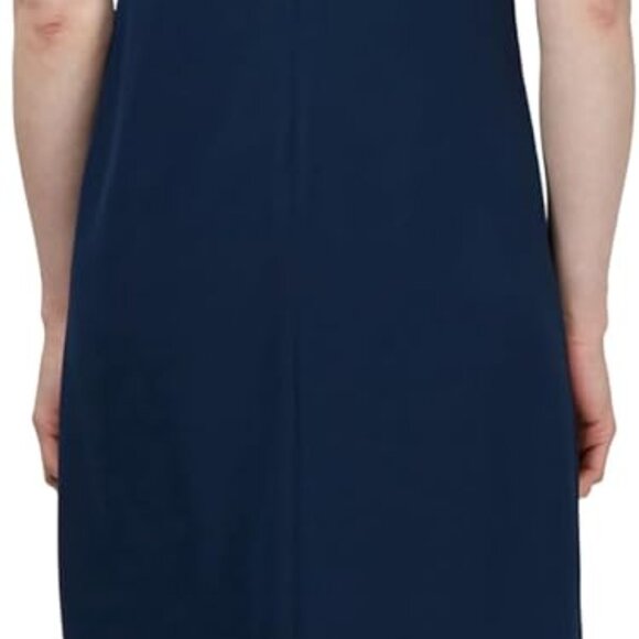 Women's Floral Foil Print Sheath Dress A-line Chiffon Capelet for Wedding Party - Picture 4 of 4